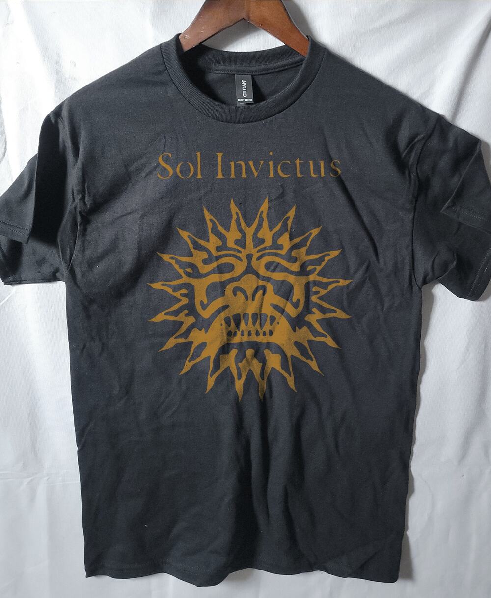 Sol Invictus  band t shirt  Size Large Black